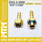 dau bam cong ap luc cao rua xe phun thuoc sau13mm dong thau