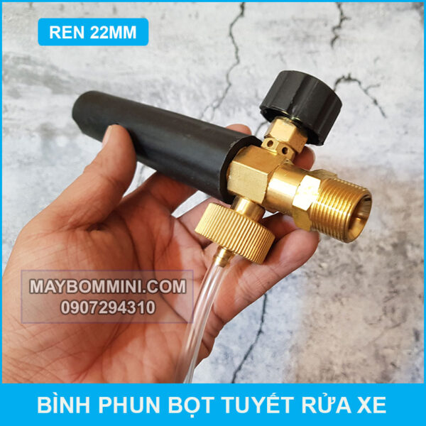 dau phun bot tuyet REN 22mm