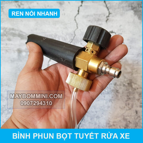 dau phun bot tuyet noi nhanh