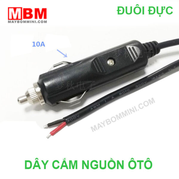 day cam tau thuoc o to