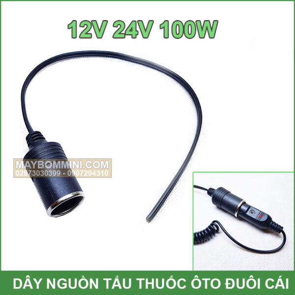 day nguon oto tau thuoc duoi cai 100w