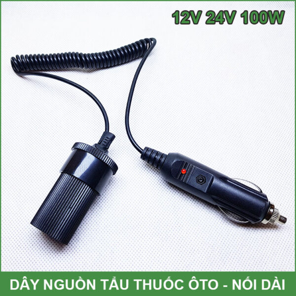 day nguon tau thuoc oto 12v 24v