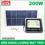 den nang luong mat troi 200W
