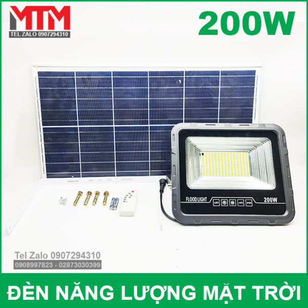 den nang luong mat troi 200W