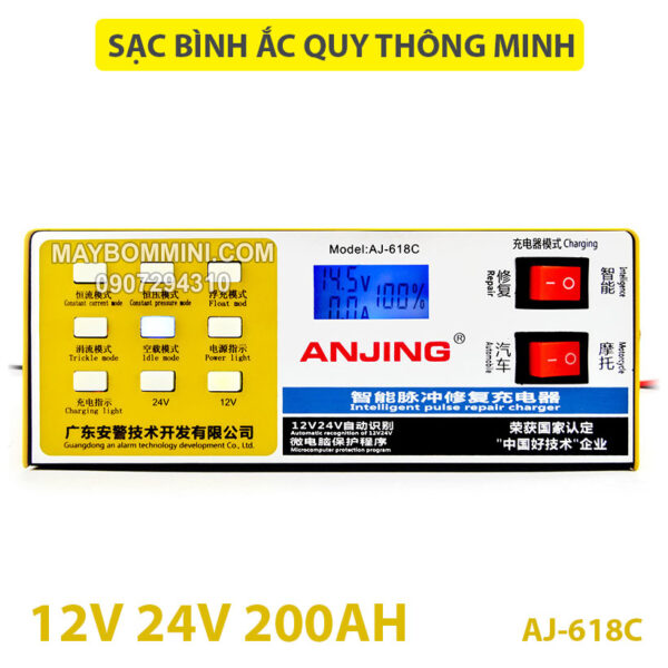 dieu khien sac binh ac quy 12v 24v