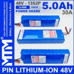 dong Pin LITHIUM ION 48V 5AH 30A 13S2P MTM 5000mah