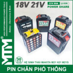 dong Pin chan pho thong makita chong soc 30 cell