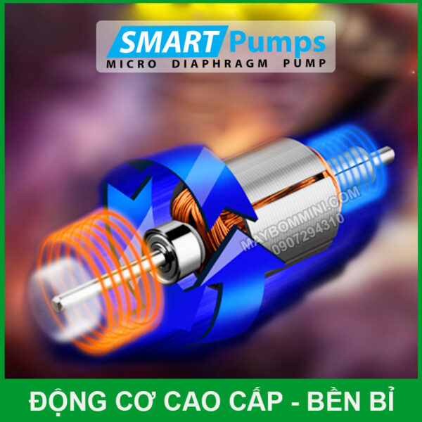 dong co may bom ap luc mini 12v 80w