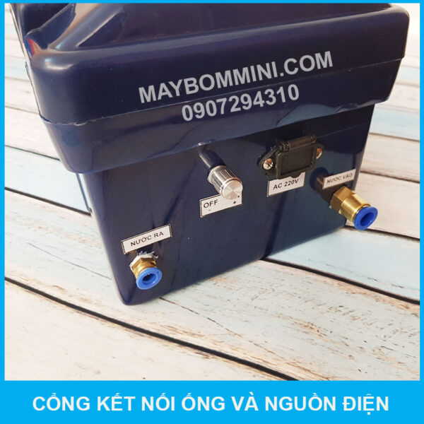 gan ong may bom ap luc mini 12v 80w