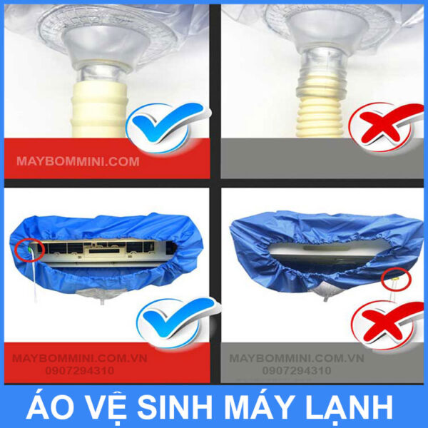 gan ong sa ao ve sinh may lanh