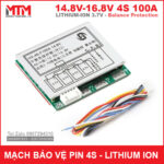 gia ban mach bao ve pin lithium ion 4S 100A can bang