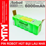 gia ban pin robot hut bui lau nha irobot roomba chinh hang mau 6000mah