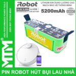 gia ban pin robot lau nha hut bui irobot 5200mah chinh hang