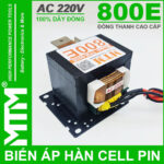 gia bien ap han cell pin 800E dong thanh
