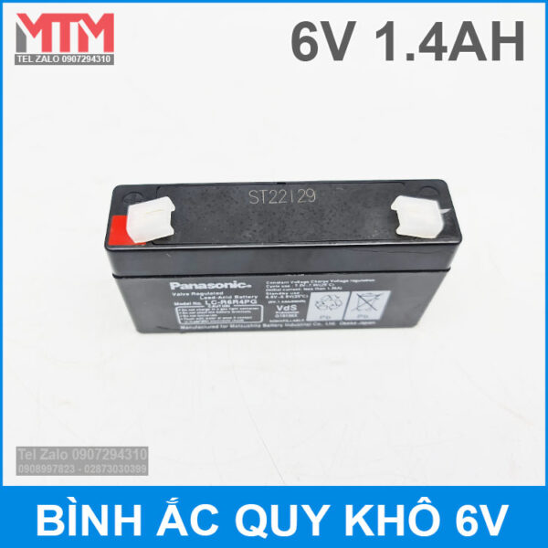 gia binh ac quy 6v panasonic