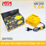 gia de sac pin pho thong 18V 21V hukan
