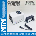 gia may bom tang ap tro luc nuoc nong lanh 24V 180W 36L 30M Oring ORZN 800