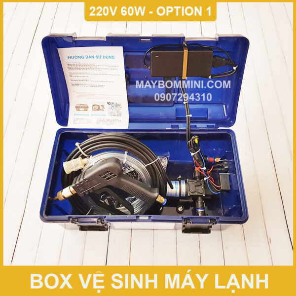 hop xit rua xe ve sinh may lanh 220v 60w 5L