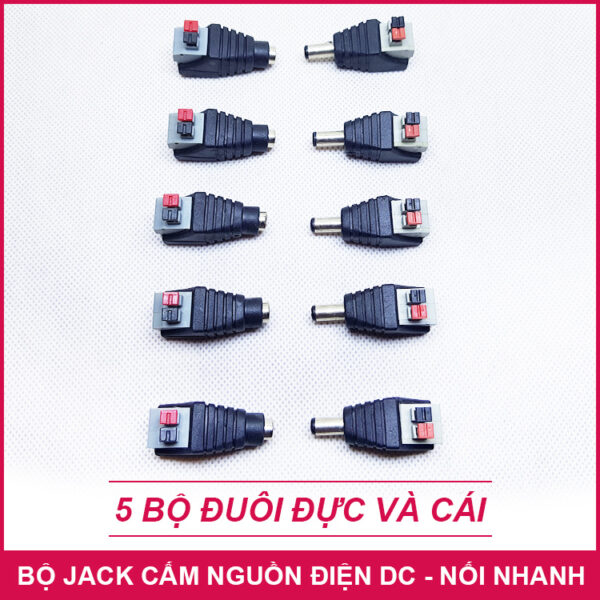jack cam nguon dien adapter noi nhanh 5 bo lazada