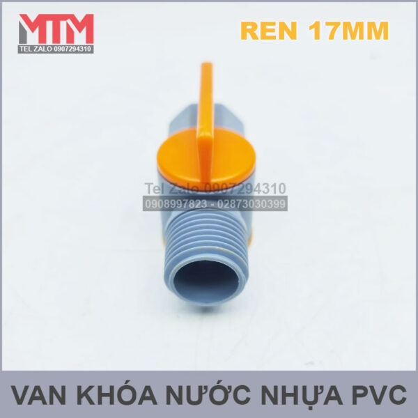 khoa nhua pvc 17mm