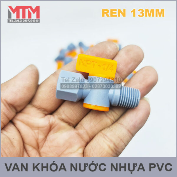 khoa nhua ren 13mm