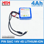 khoi pin 14V 4000mah 5A 4S2P MTM cao cap