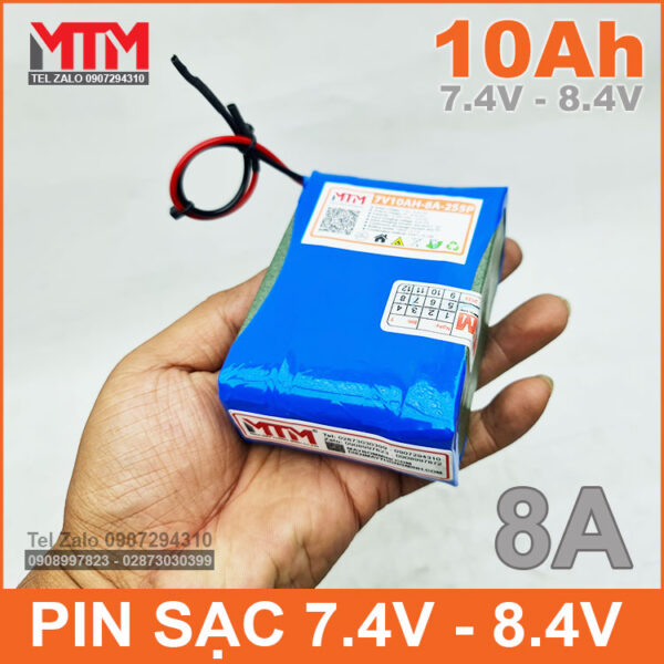 khoi pin sac 2S 7V 10ah