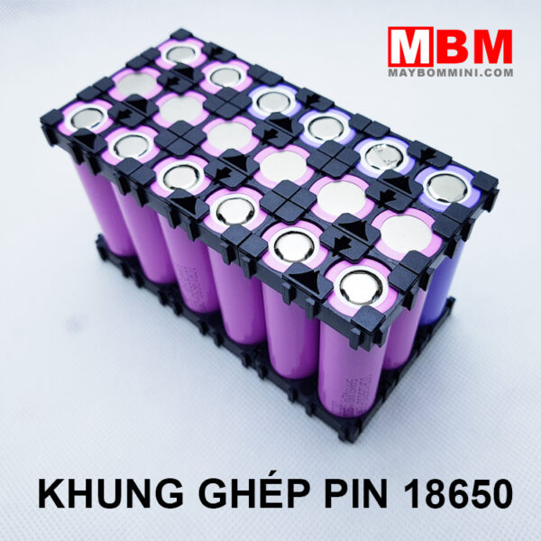 khung ghep pin 18650
