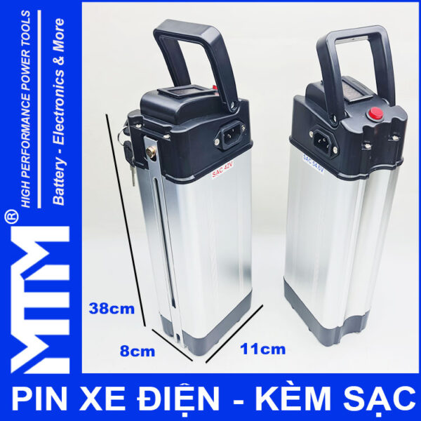 kich thuoc Pin xe dien 37V 42V 48V 54V 30A leb bao pin