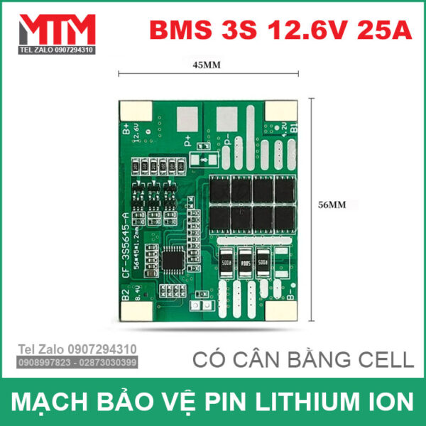 kich thuoc mach 3S 25A