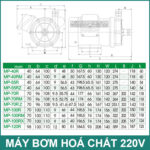 kich thuoc may bom hoa chat