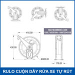 kich thuoc rulo ong day may rua xe ap luc cao