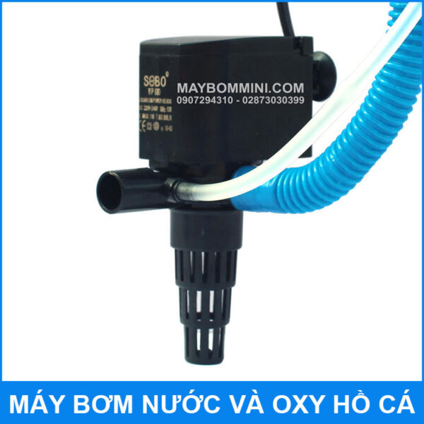 lap dat may bom ve oxy cho ho ca