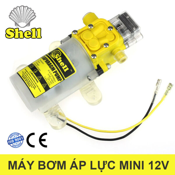 lazada bom nuoc mini 12v rua xe shell
