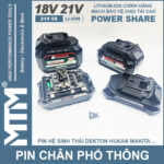 loi pin chan pho thong 10cell 80A Led bao pin 2 ben