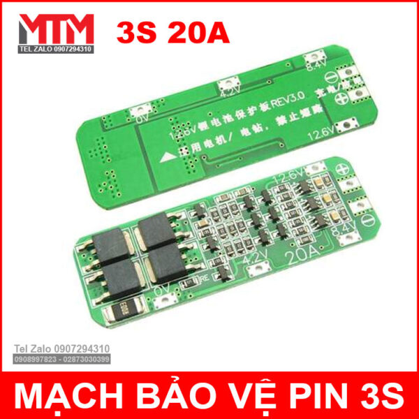 mach bao ve pin 18650 3s