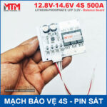 mach binh ac quy pin sat 4S 500A