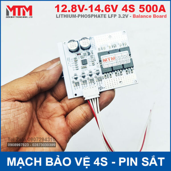 mach binh ac quy pin sat 4S 500A