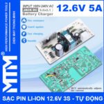 mach sac pin Li ion 12V6 3S 5A co quat Charger 12V Lithium Iron Phosphate Battery