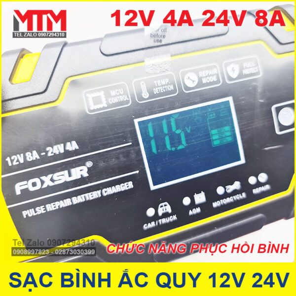 man hinh bo sac binh sac quy 12v 24v