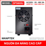 mat phia sau nguon da nang Wanptek