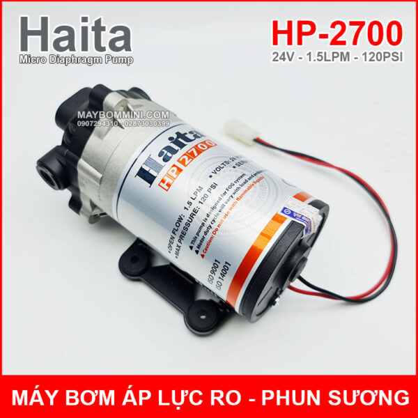 may bom ap luc RO phun suong HP 2700 haita