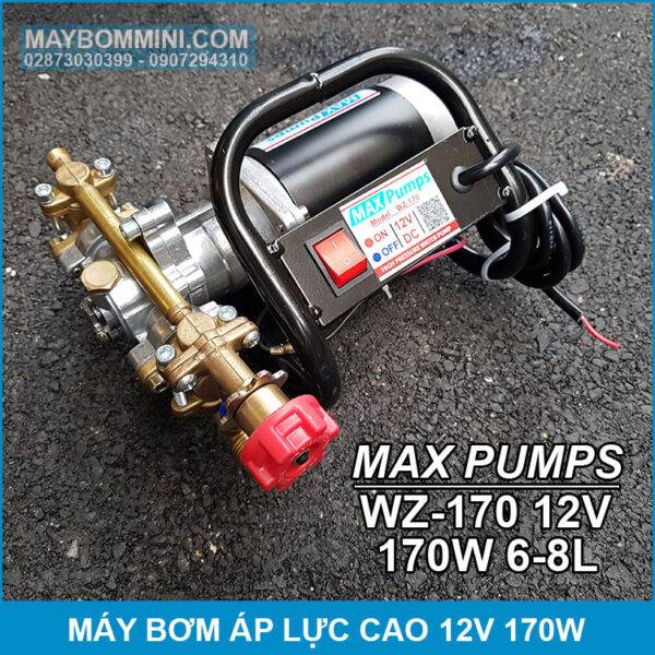 may bom ap luc cao 12V 170W 8L