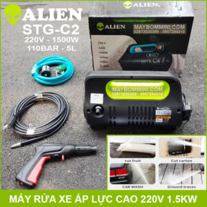 Máy xịt rửa áp lực cao 220V 1500W 110Bar ALIEN