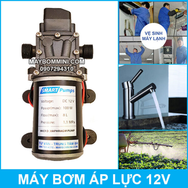 may bom ap luc mini 100W 12V