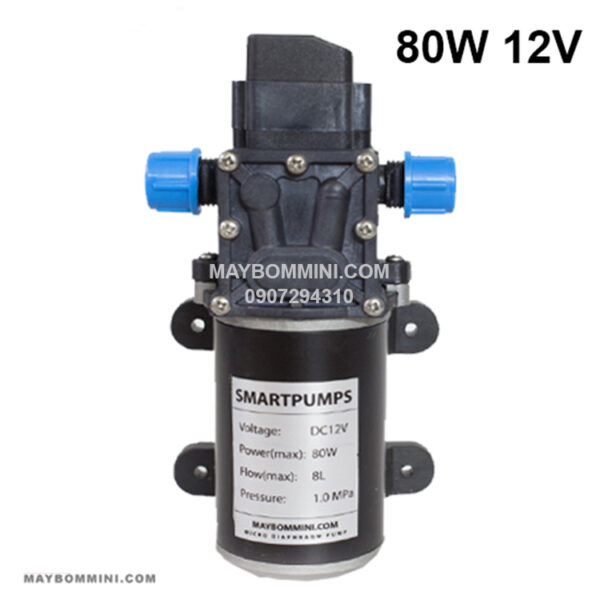 may bom ap luc mini 12v 80w 3