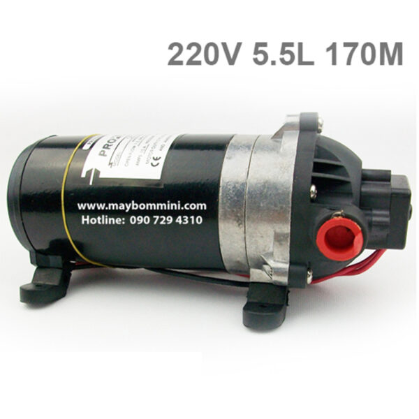 may bom ap luc mini 220v 170m 1