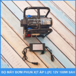 may bom ap luc mini dung binh ac quy 12v