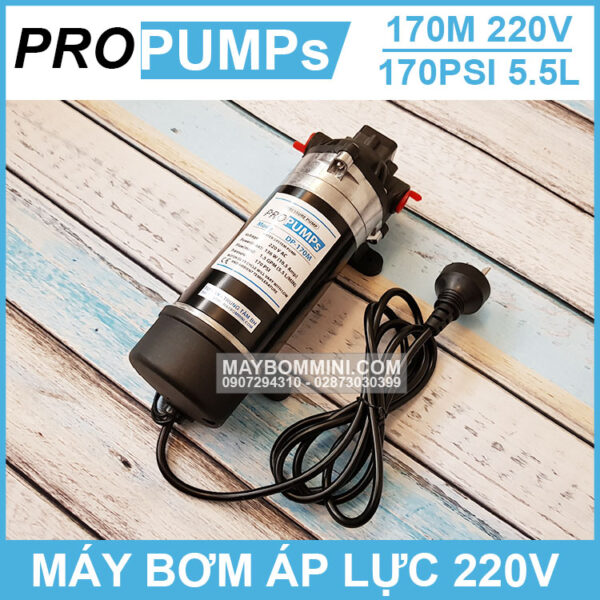 may bom ap luc mini propumps 220v 170M