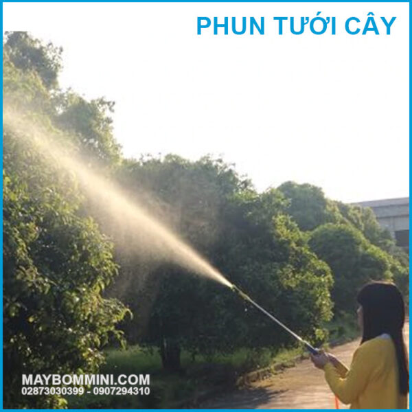 may bom ap luc phun tuoi cay